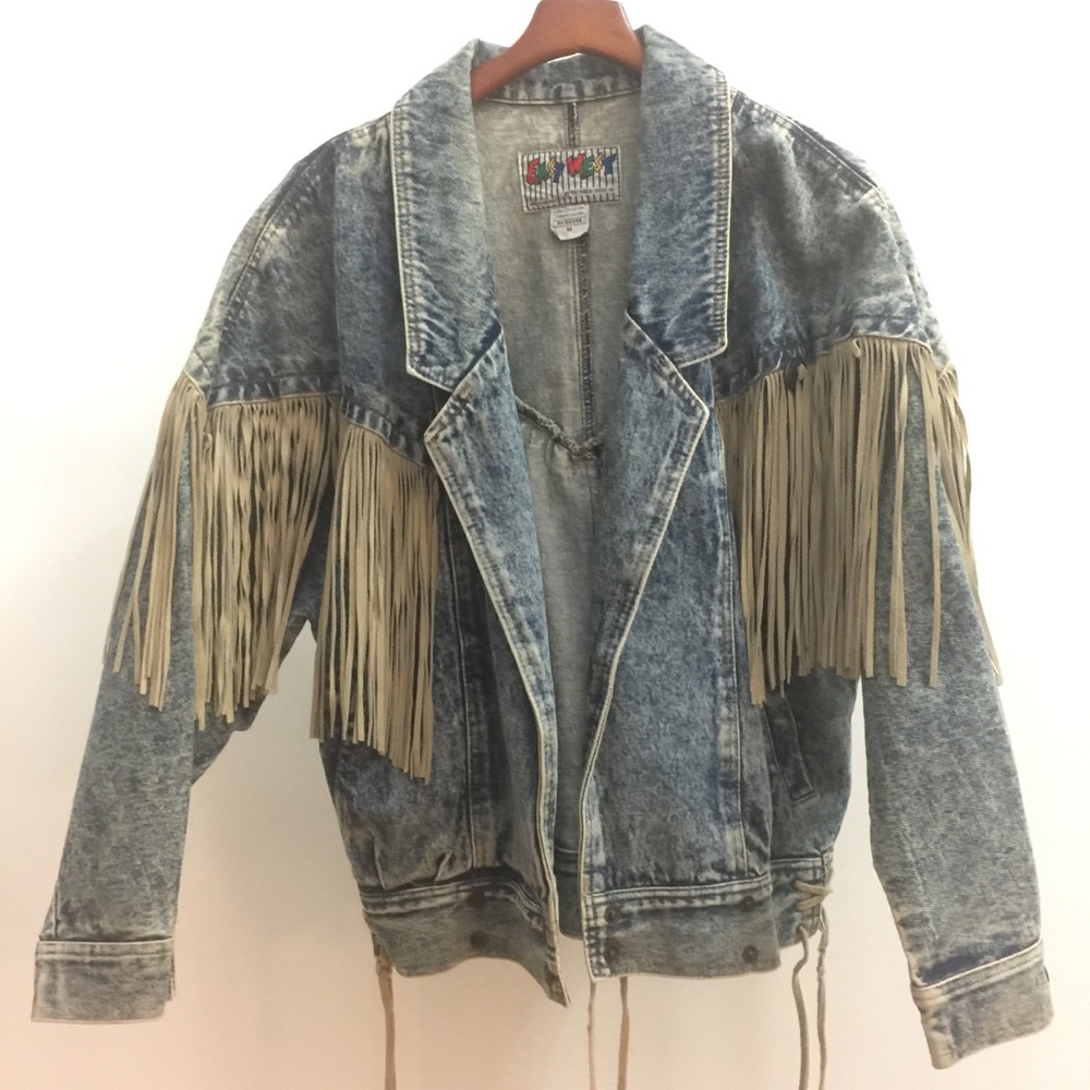 Vintage 80’s Acid Washed East West Jacket